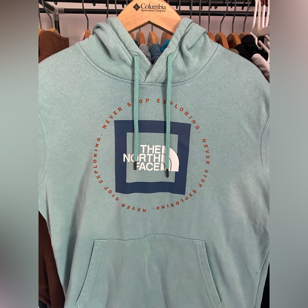 NORTH FACE / HOODIE / SIZE- M / COLOR- TEAL